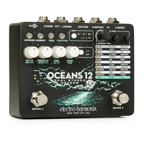 Electro-Harmonix OCEANS 12 User manual