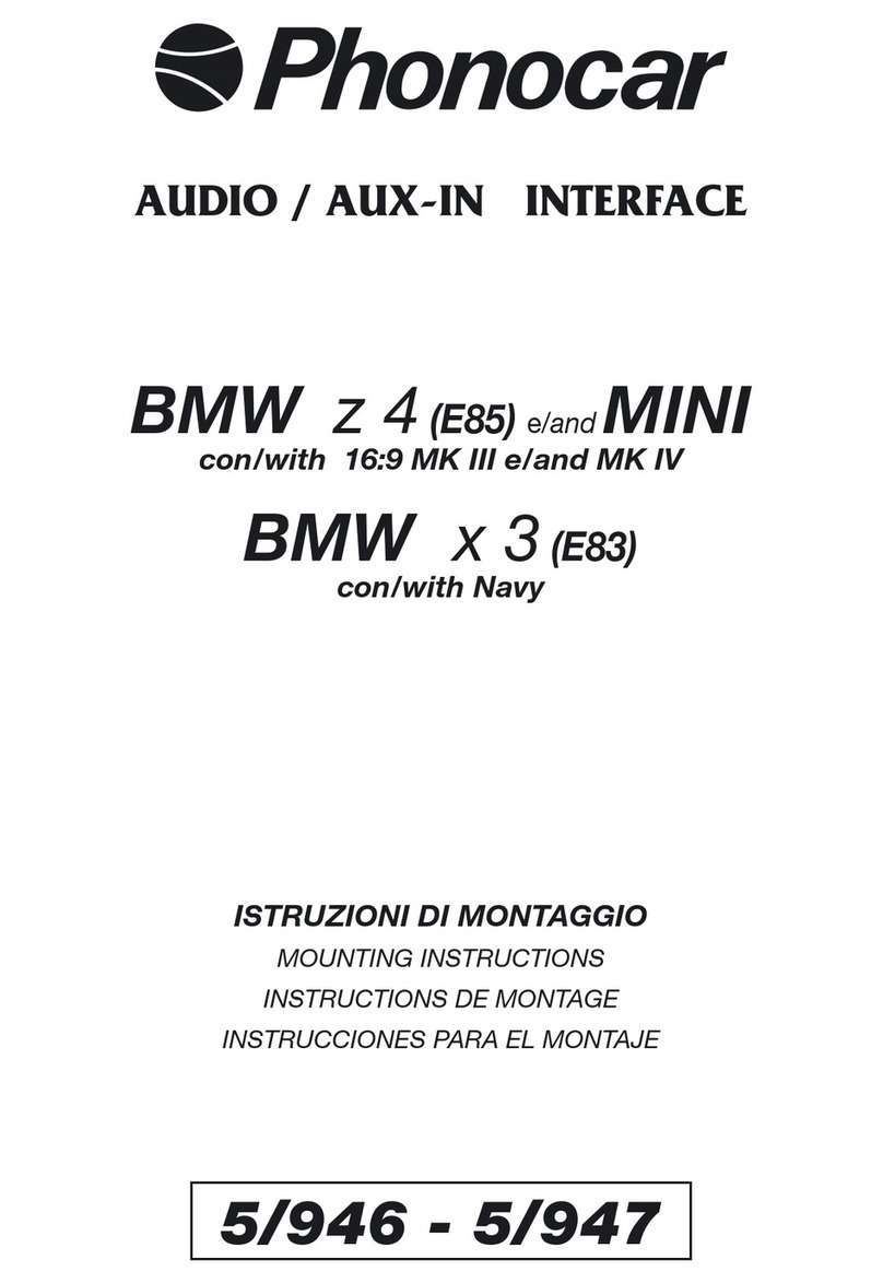 Phonocar 5/946 User manual
