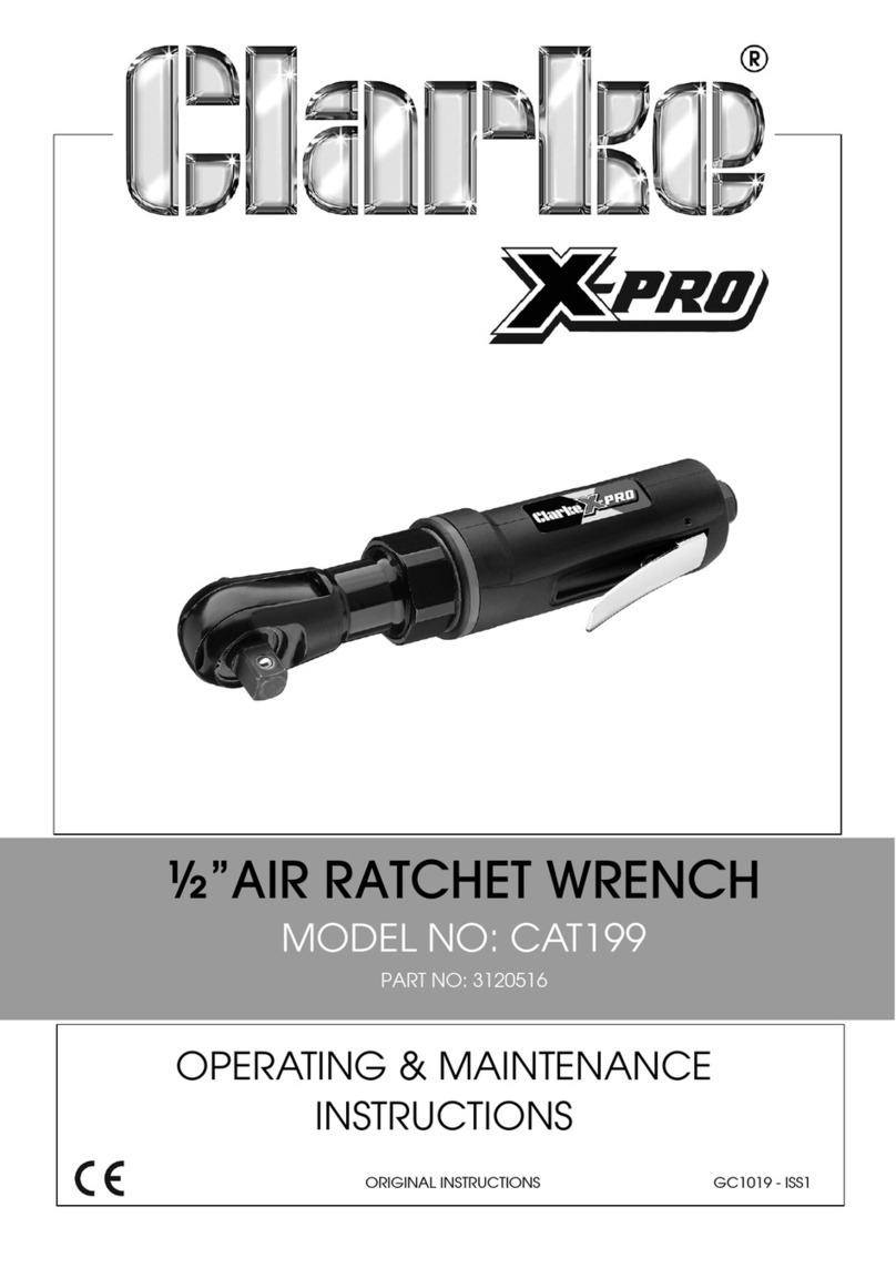 Clarke X-Pro CAT199 Installation and operation manual