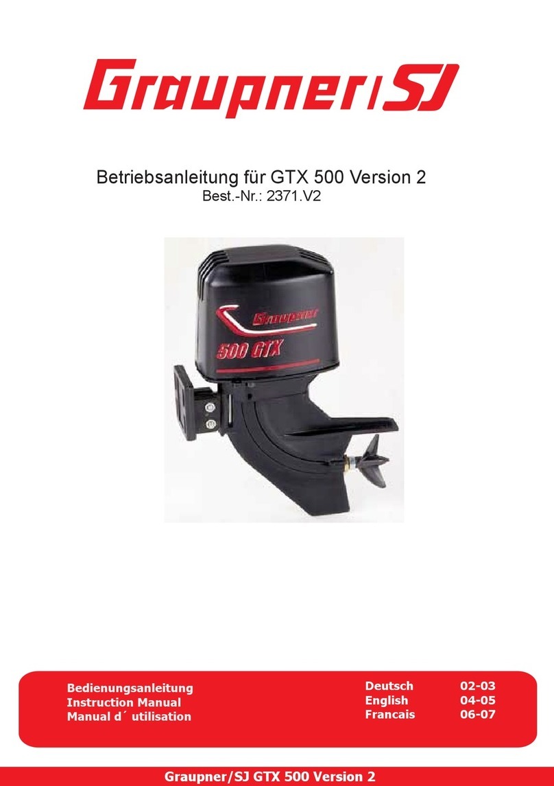 GRAUPNER GTX 500 Version 2 manual
