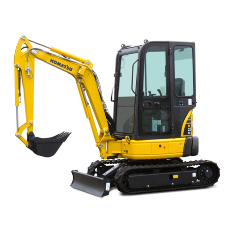 Komatsu PC22MR-3 Operation & maintenance manual
