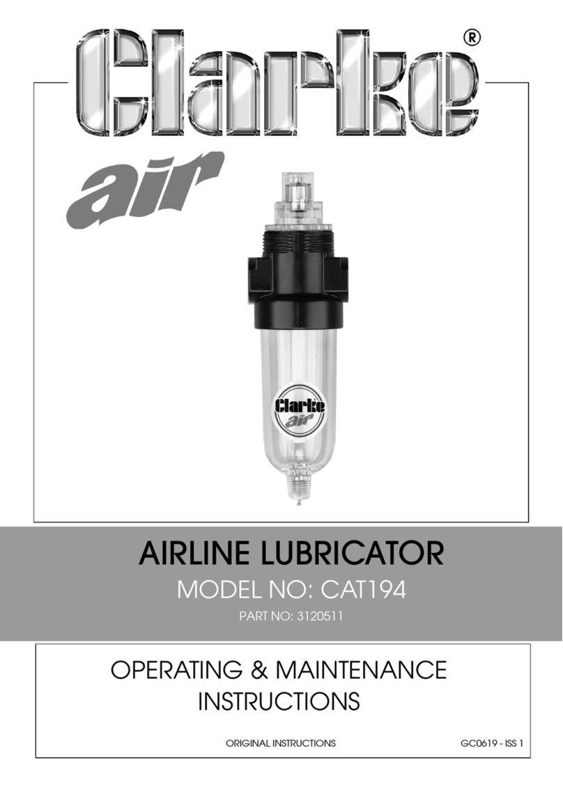 Clarke CAT194 Operating & maintenance instructions