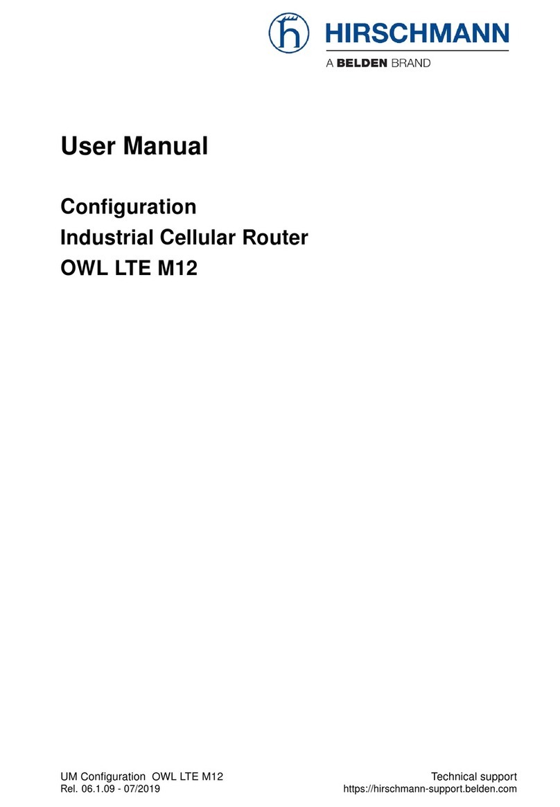 Belden Hirschmann OWL LTE M12 user manual