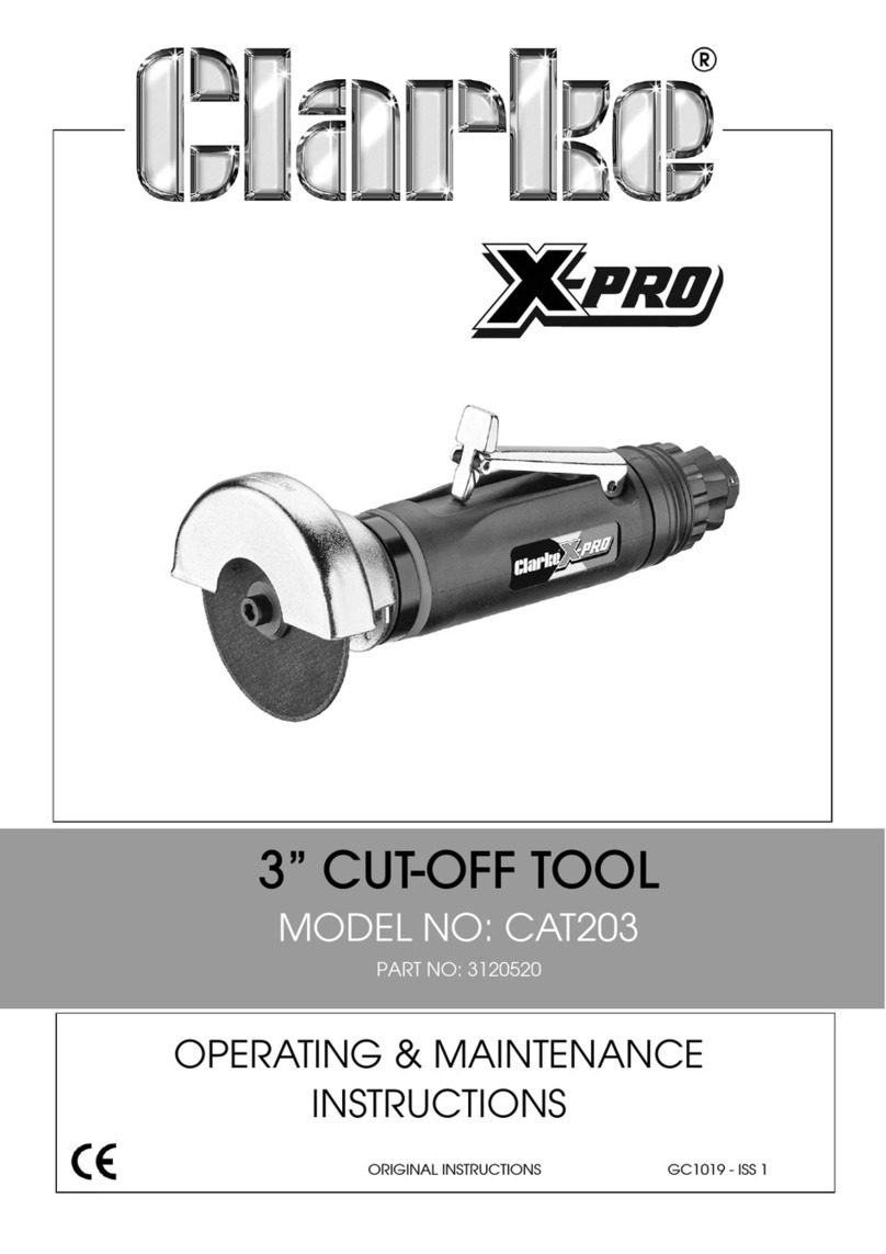 Clarke X-Pro CAT203 Installation and operation manual