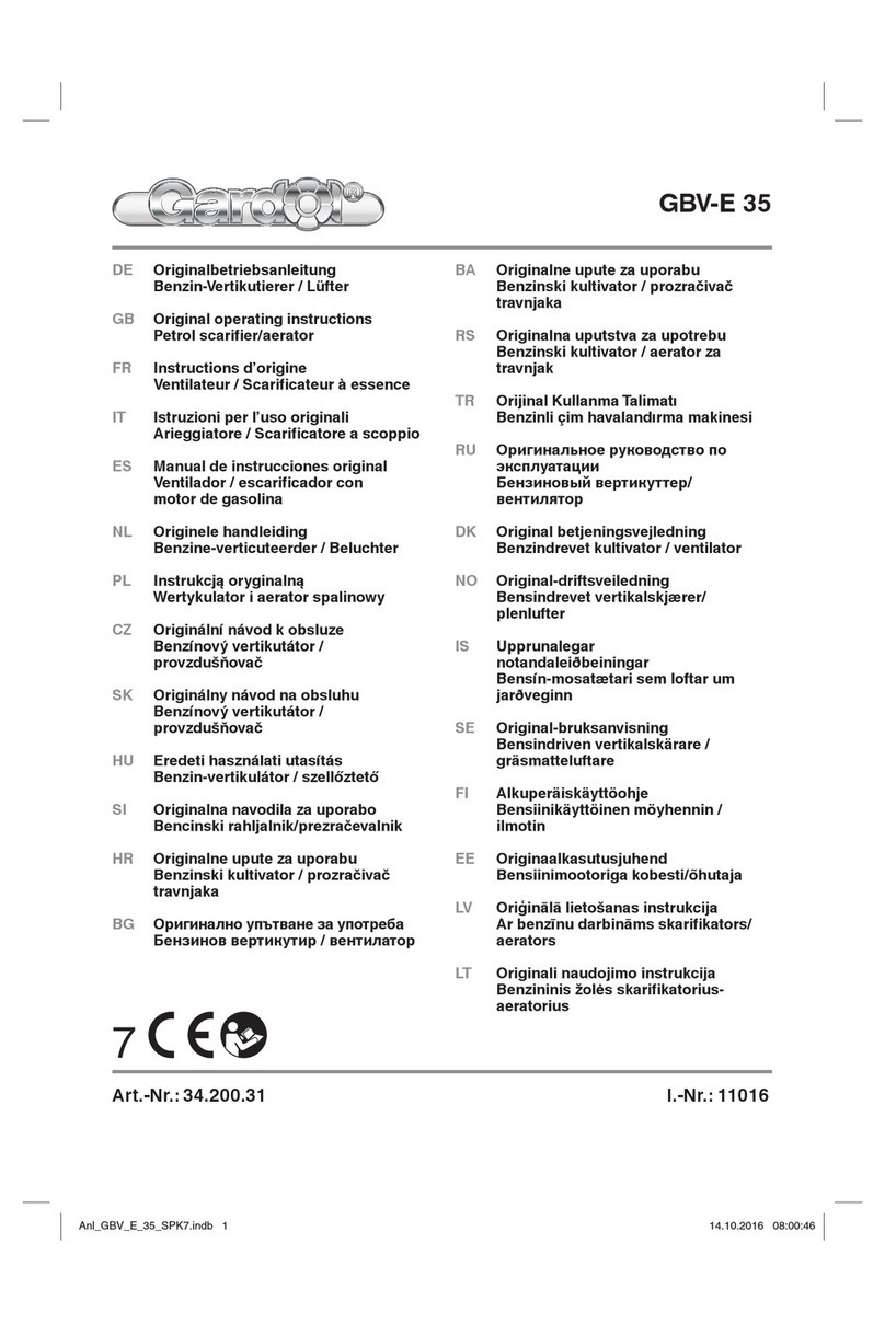 Gardol GBV-E 35 Original operating instructions