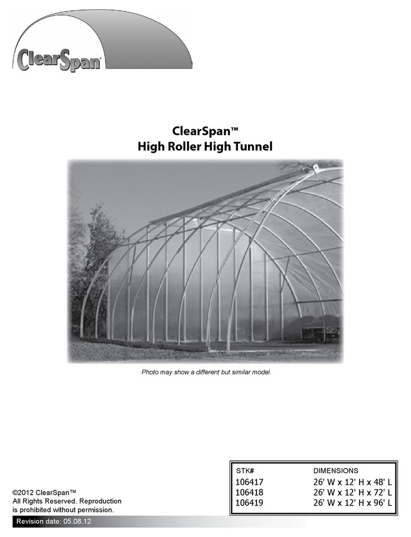 ClearSpan 106417 User manual