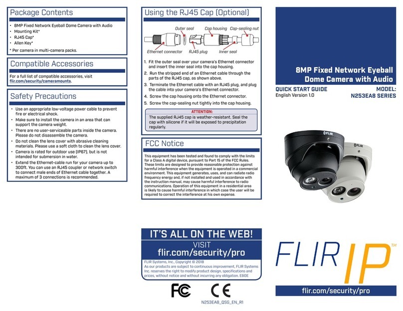 FLIR IP N253EA8 Series quick start guide