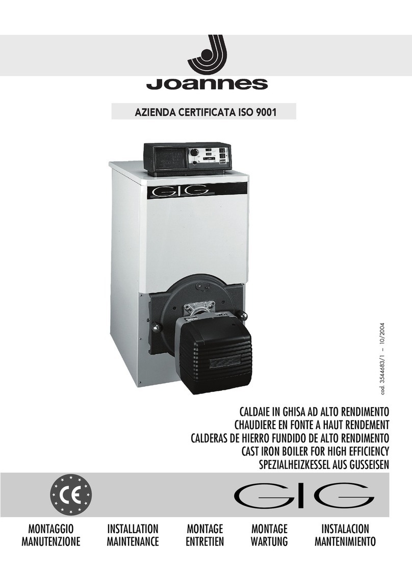Joannes GIG 107 Maintenance and service guide