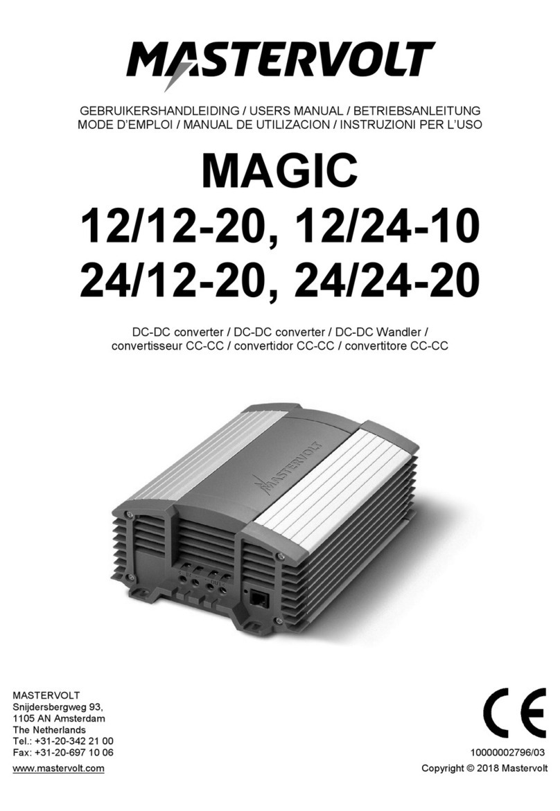 Mastervolt MAGIC Series user manual