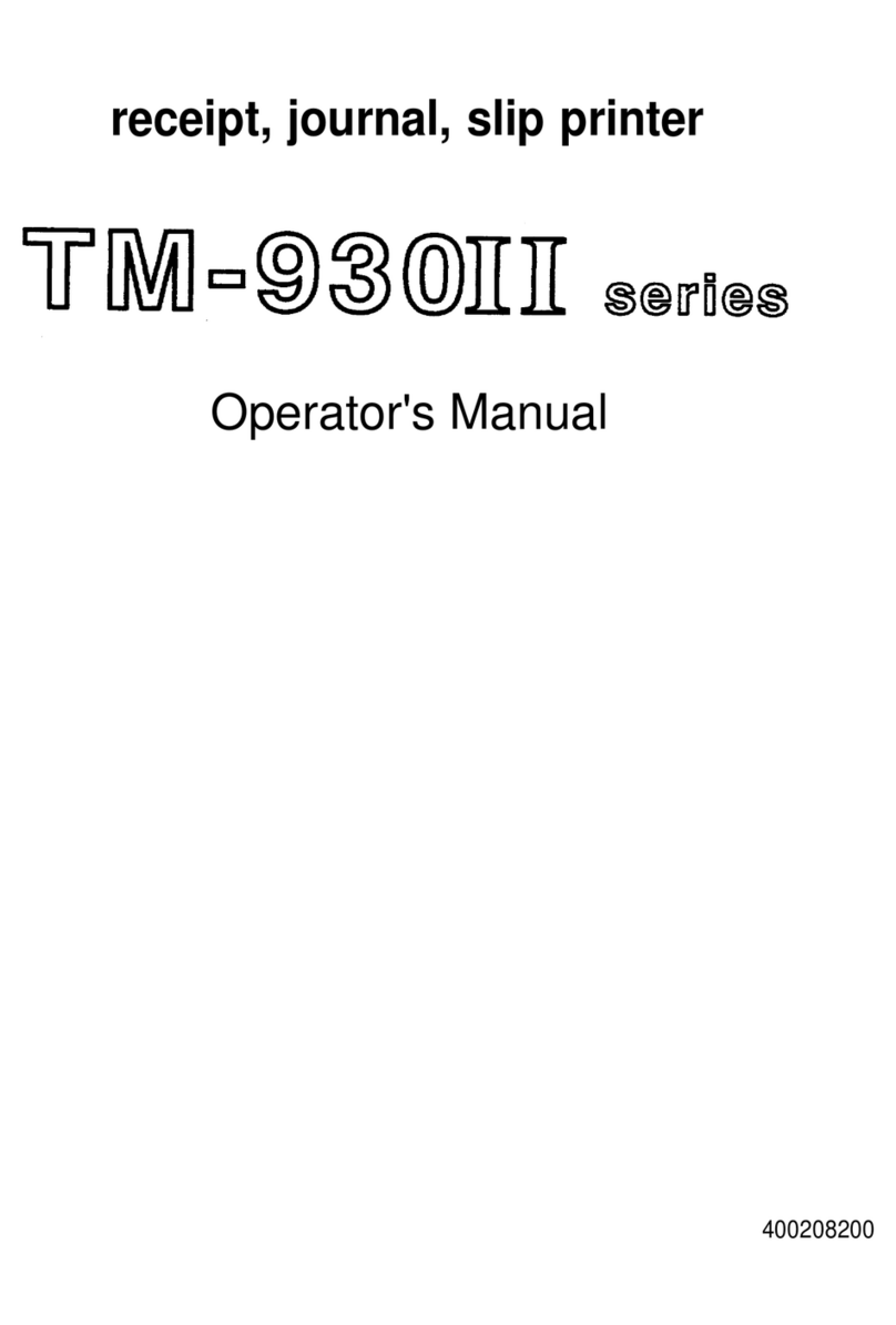 Epson TM-930II Series Operator's manual