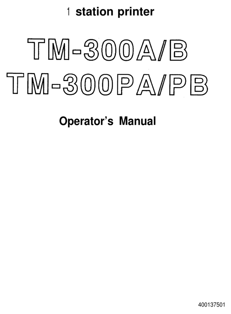 Epson TM-300A User manual