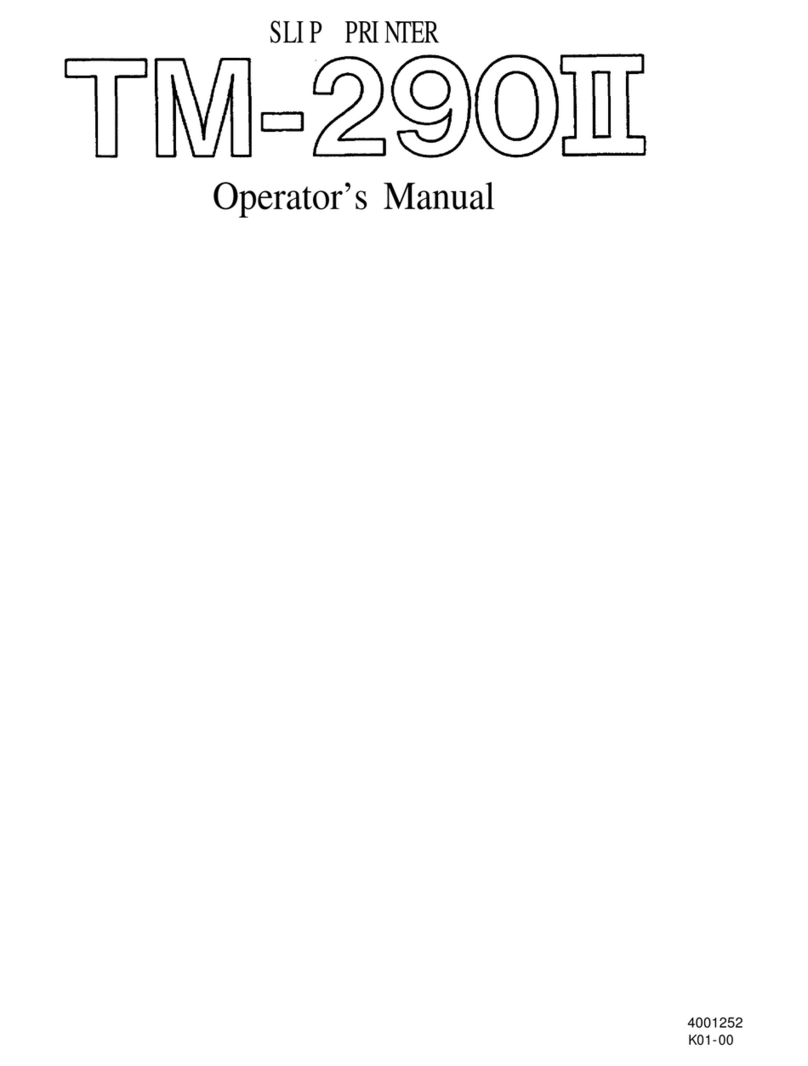 Epson TM-290-II User manual