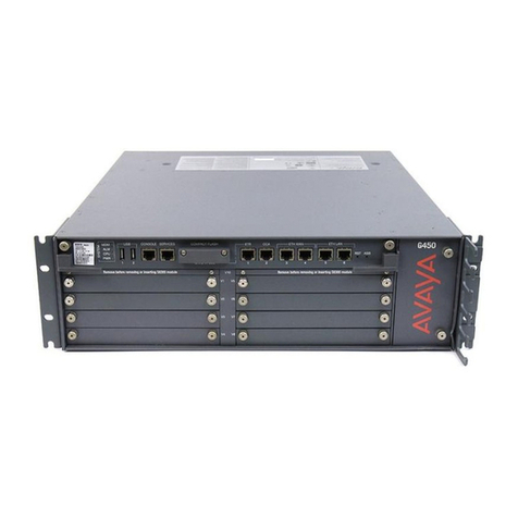 Avaya G450 Manager manual