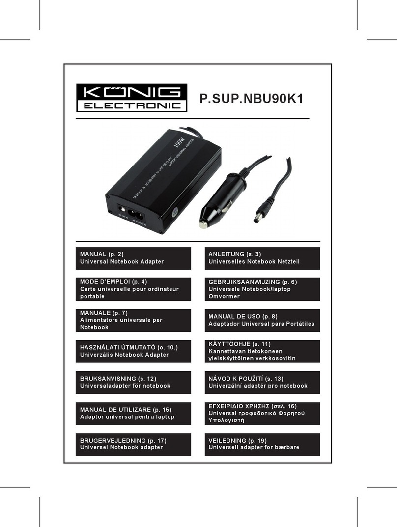 König Electronic P.SUP.NBU90K1 User manual König Electronic P.SUP.NBU90K1 User manual