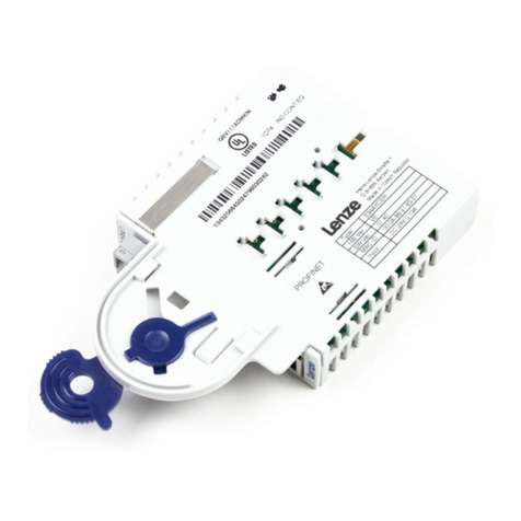 Lenze PROFINET 9400 Use and care manual