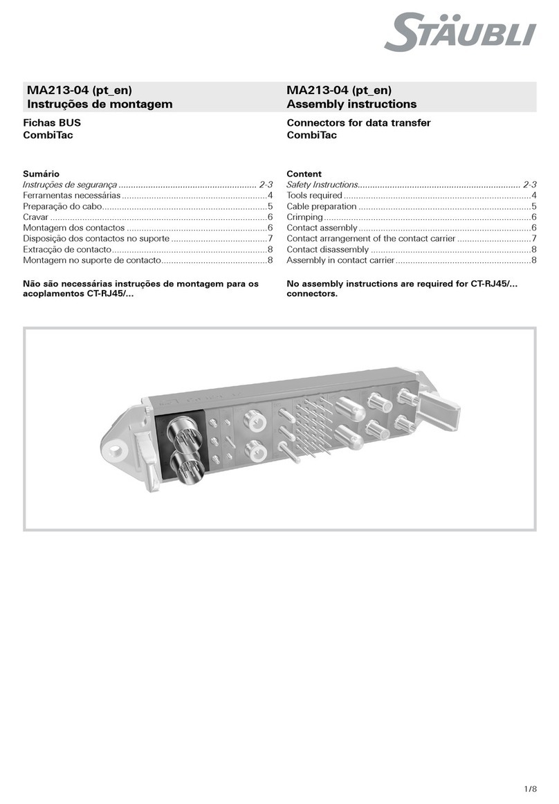 Staubli CombiTac Assembly instructions