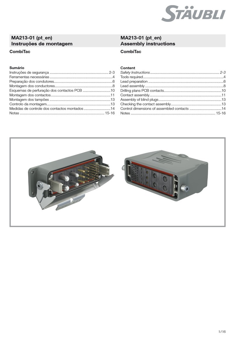 Staubli CombiTac User manual