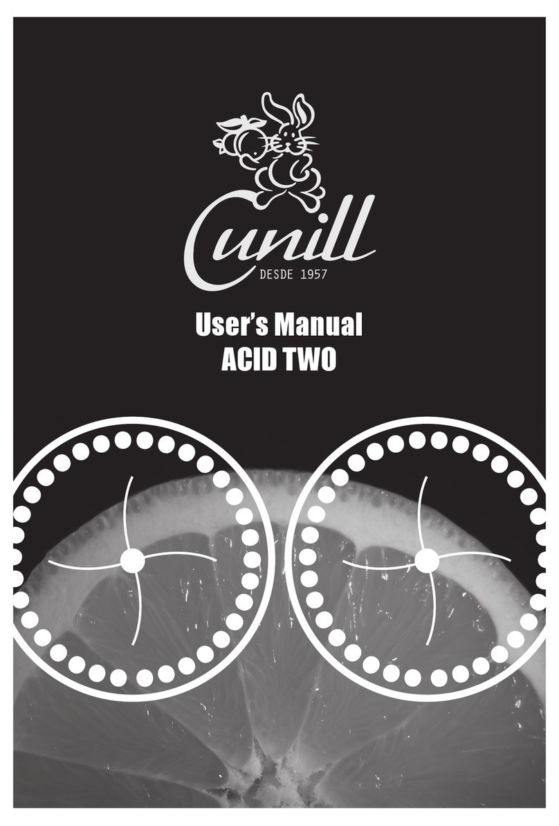 Cunill ACID TWO user manual