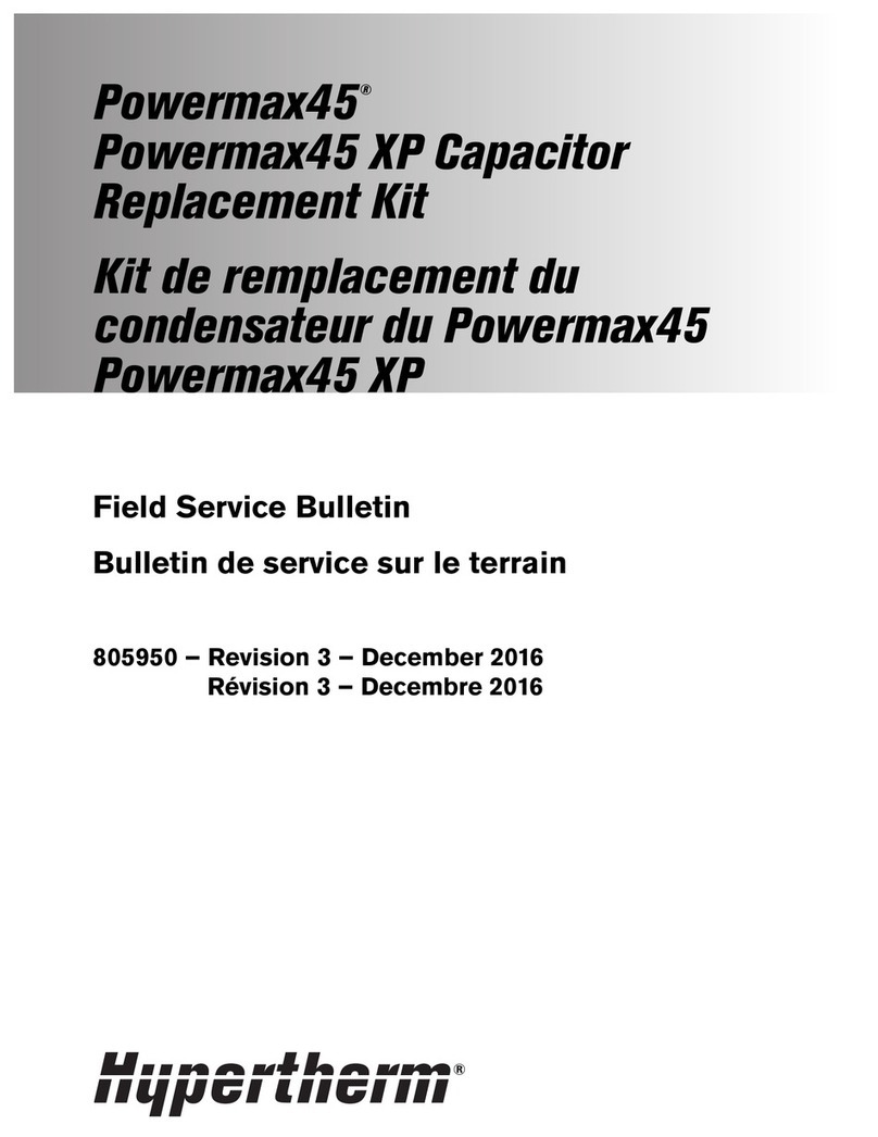 Hypertherm Powermax45 XP Reference manual