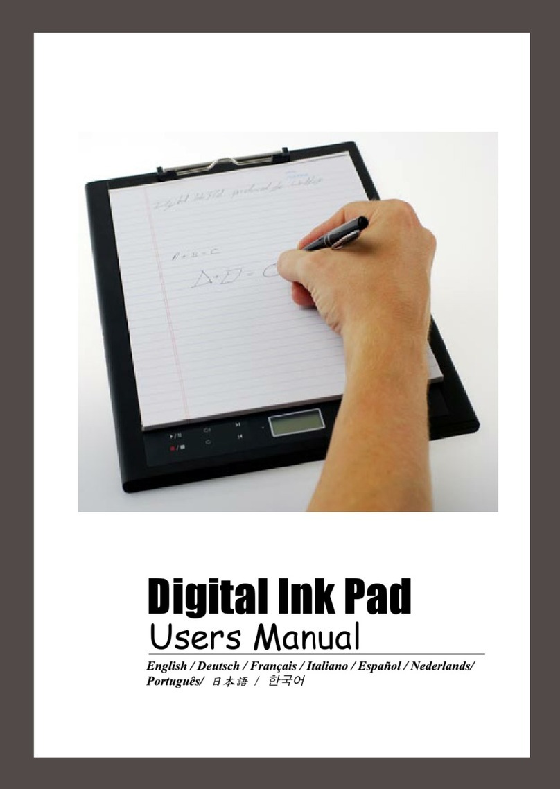 iVistaTablet Digital Ink Pad user manual