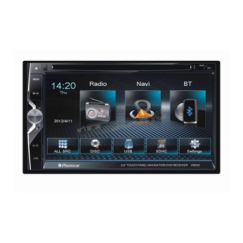Phonocar VM 030 instruction manual