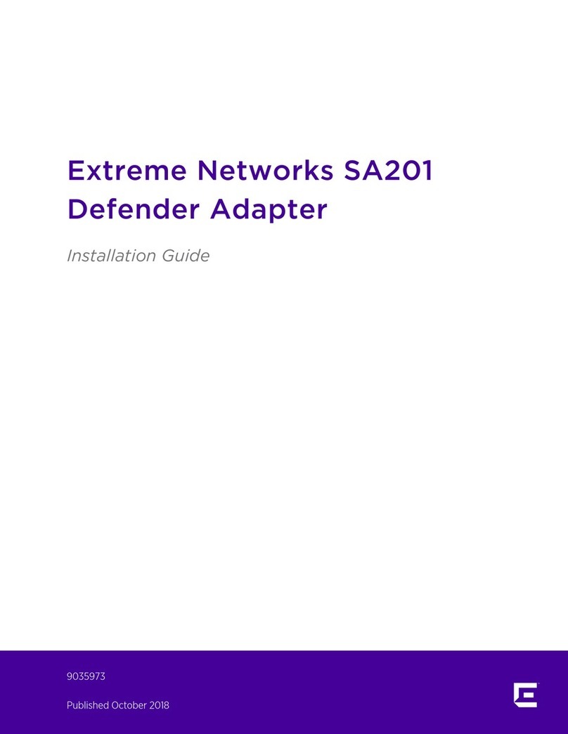 Extreme Networks SA201 installation guide