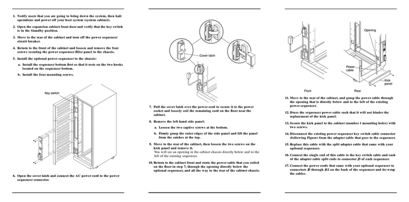 Sun Microsystems Enterprise Expansion Cabinet Optional Power... User manual