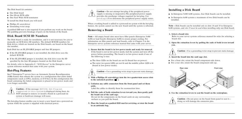 Sun Microsystems Enterprise 6 00 Series User manual