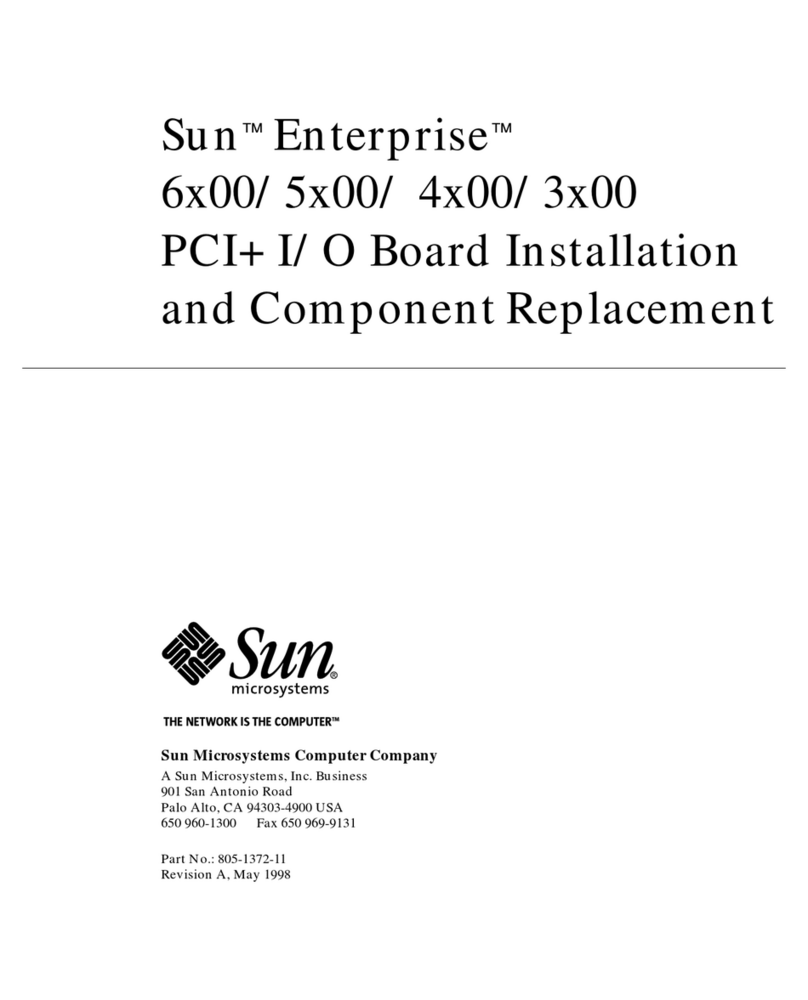 Sun Microsystems Enterprise 6 00 Series installation and replacement