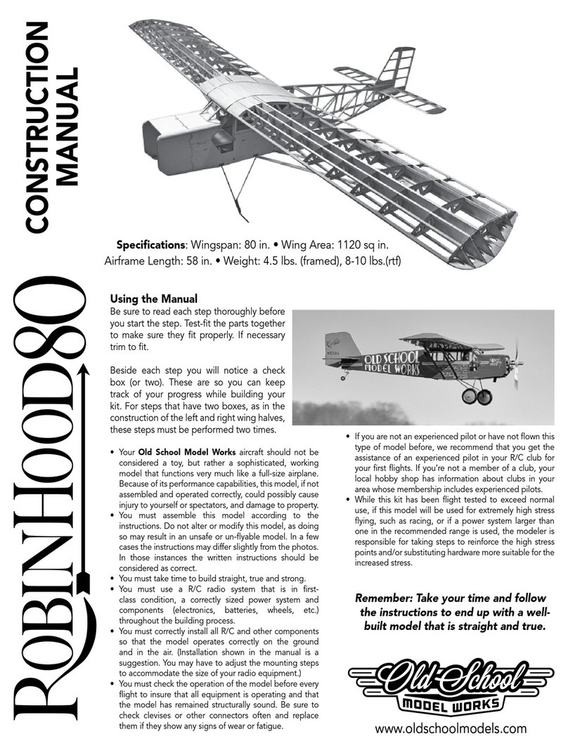 Old School Model Works Robin Hood 80 Construction manual