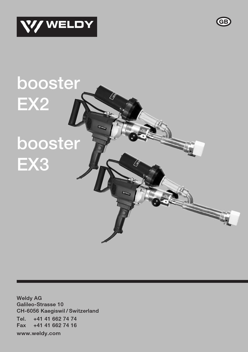 WELDY booster EX2 operating instructions