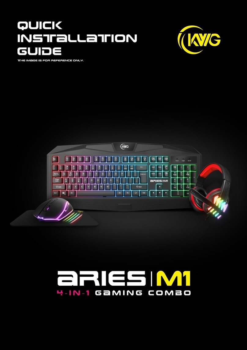 KWG ARIES M1 COMBO quick start guide