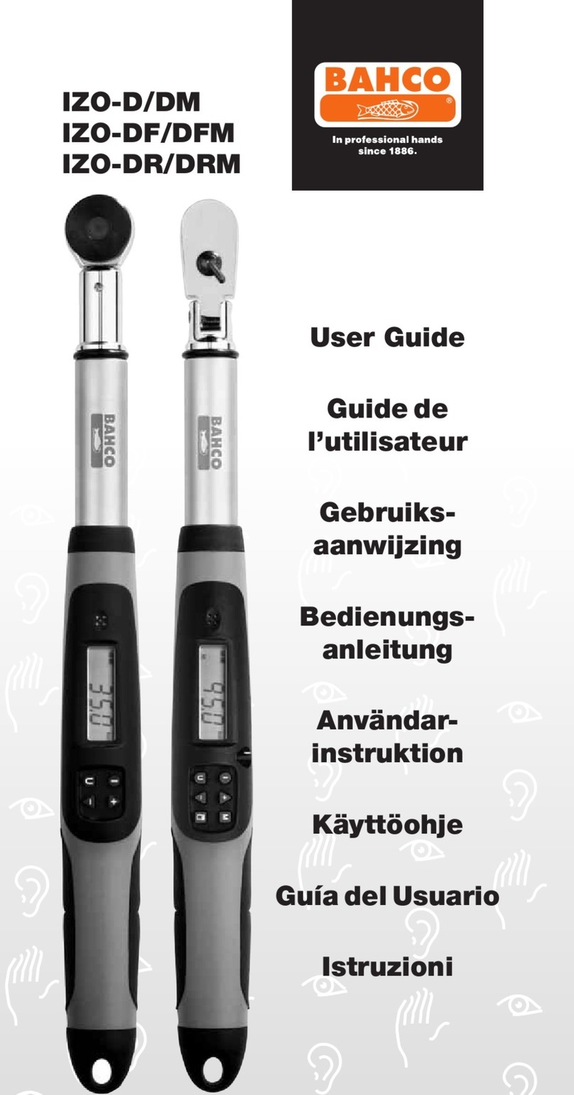 Bahco IZO-D User manual