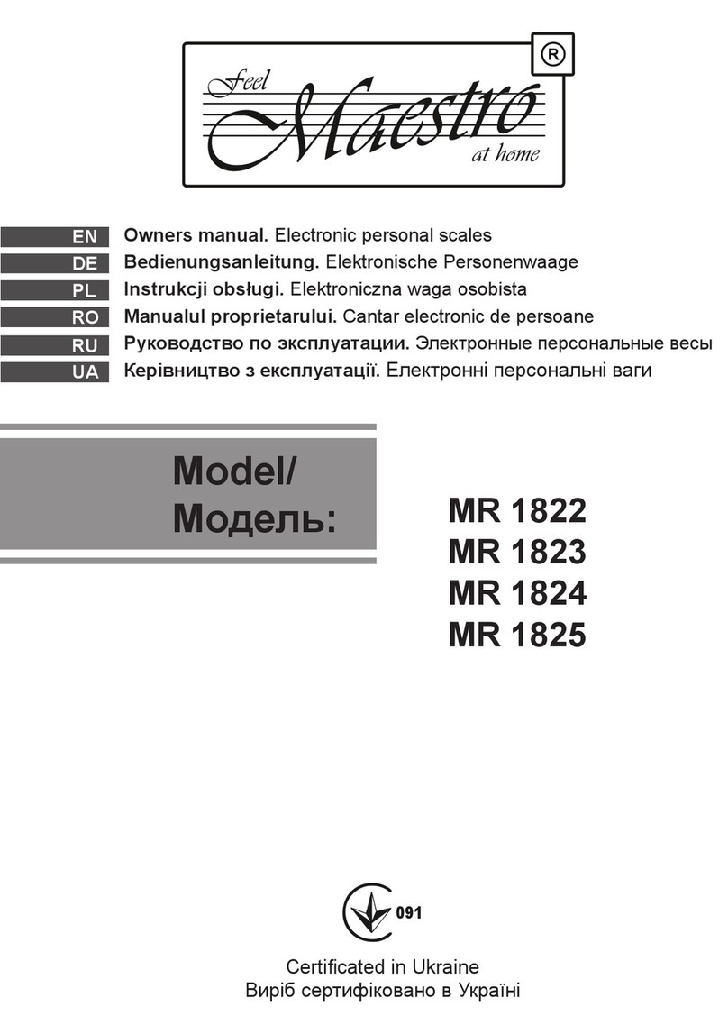 Maestro MR 1822 owner's manual