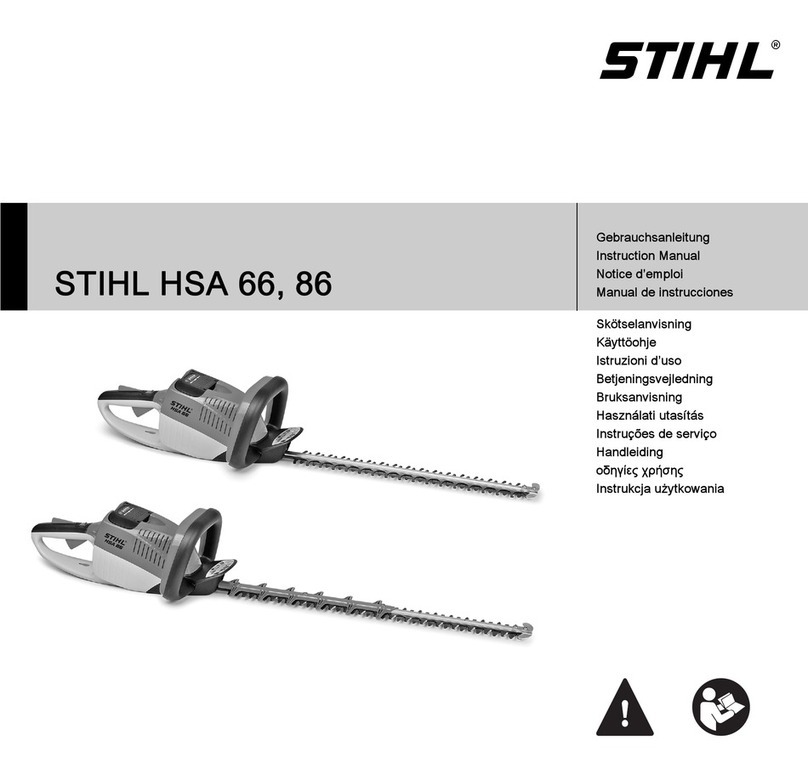 Stihl HSA 66 User manual