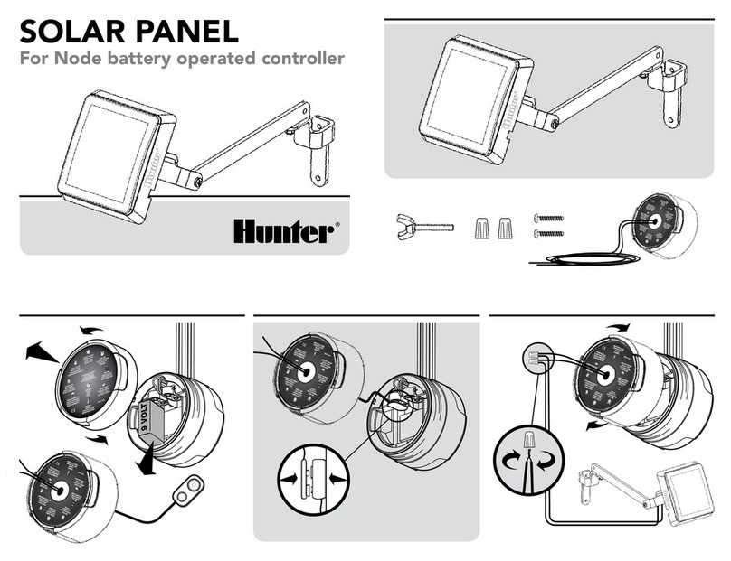 Hunter SOLAR PANEL quick start guide