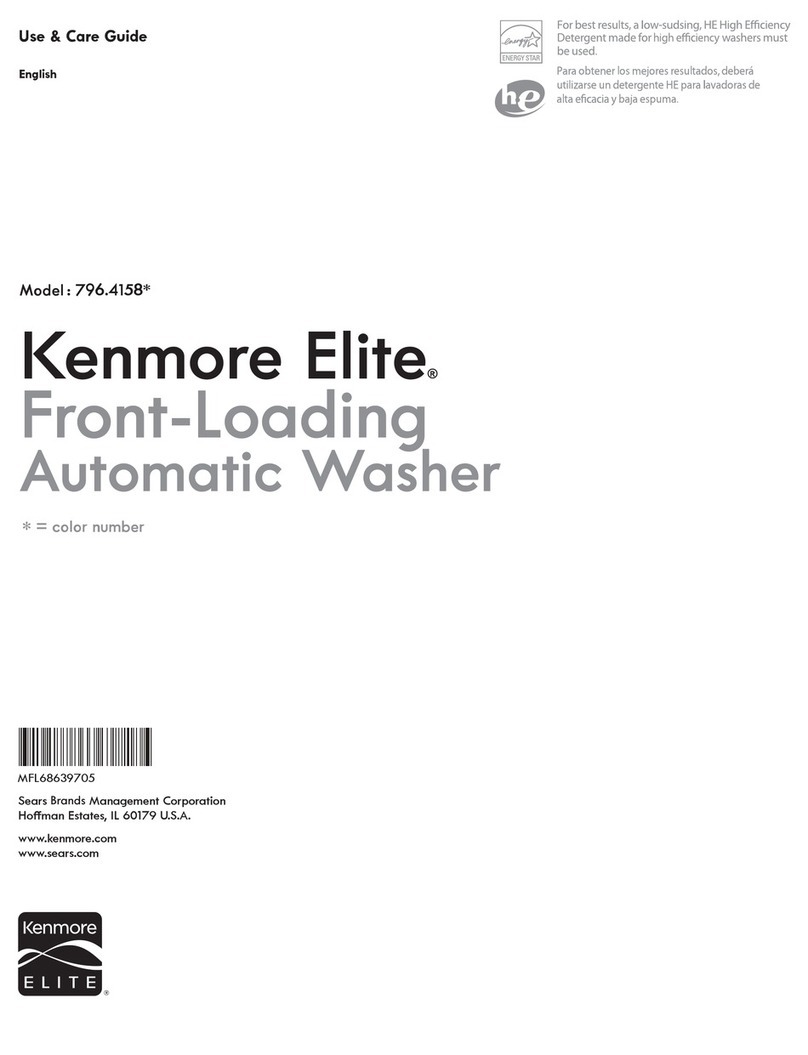 Kenmore 796.4158 Series User manual