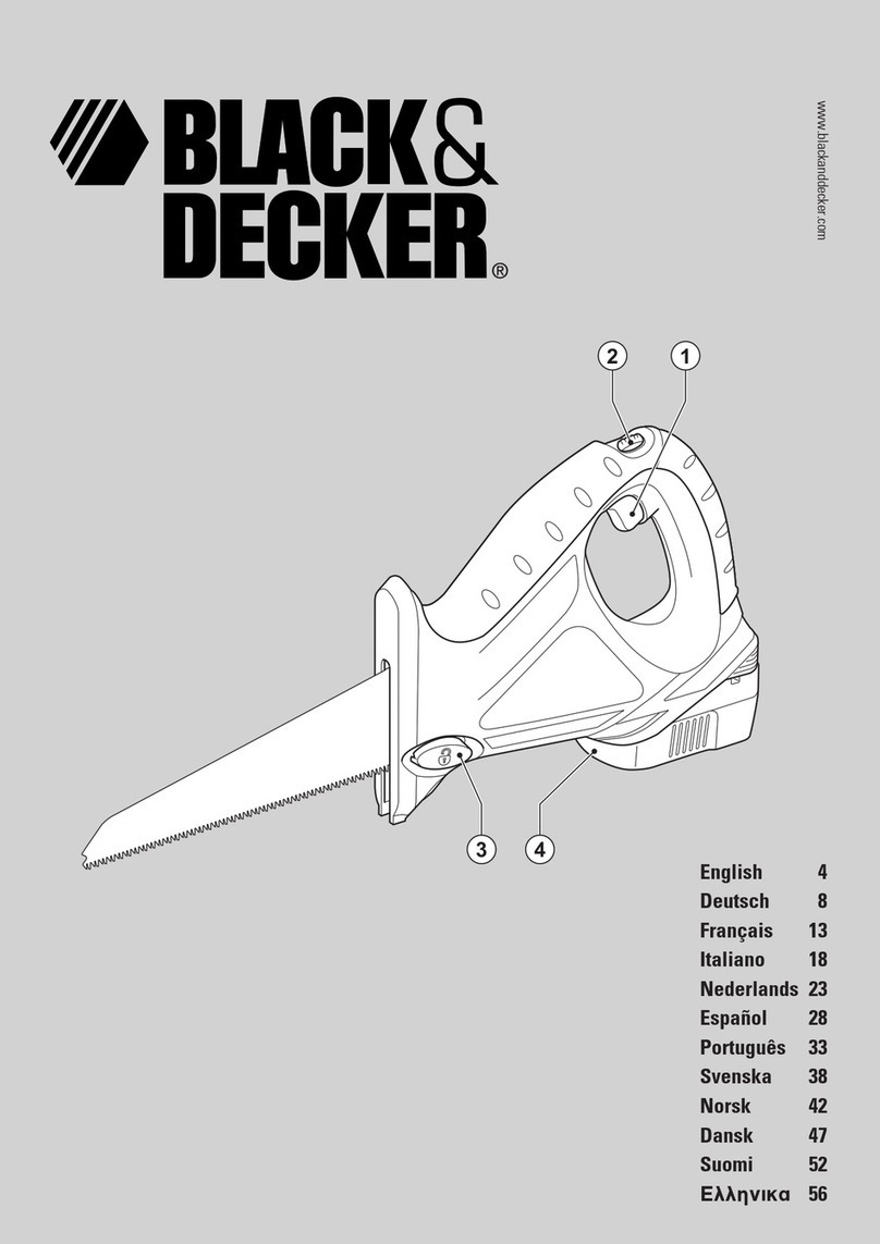 Black & Decker CS143K User manual Black & Decker CS143K User manual
