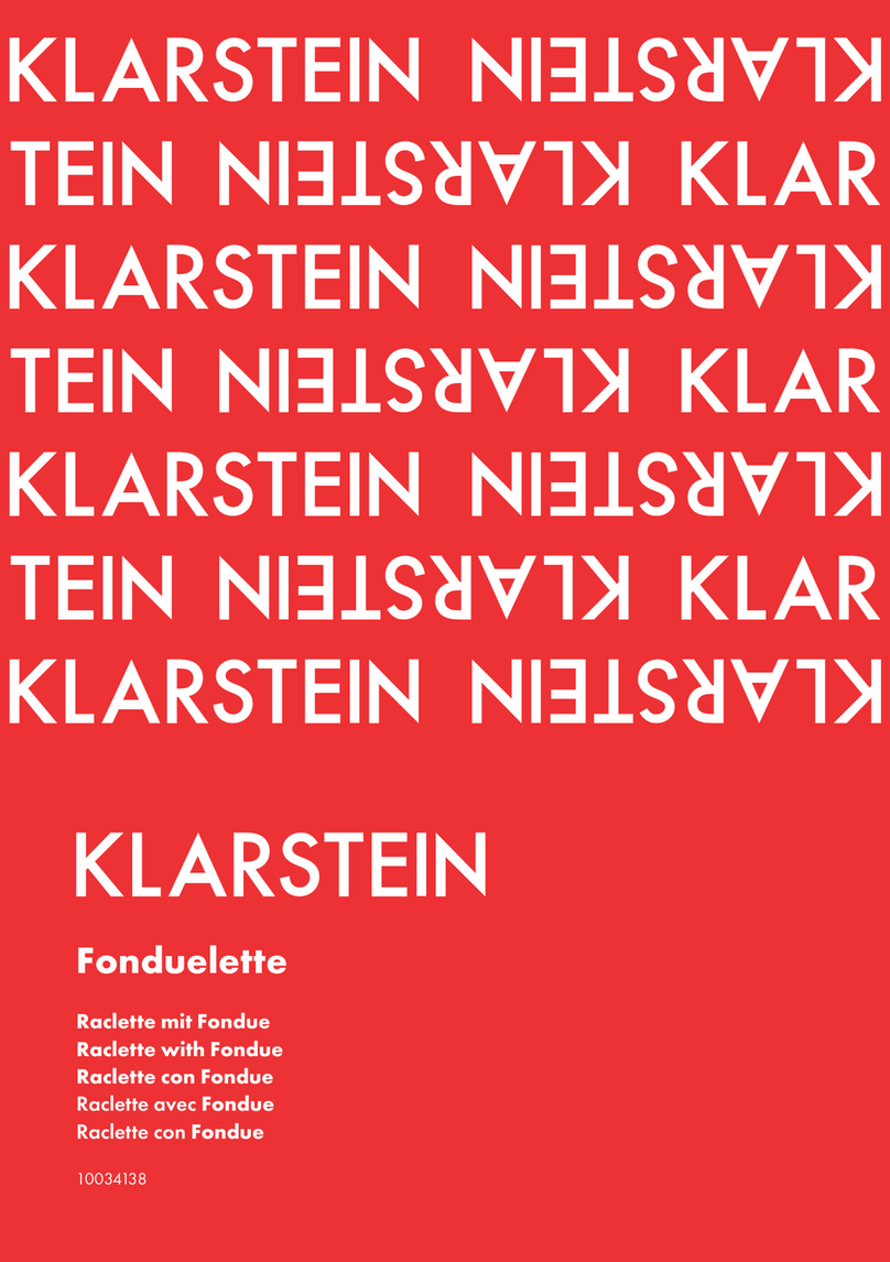 Klarstein 10034138 manual