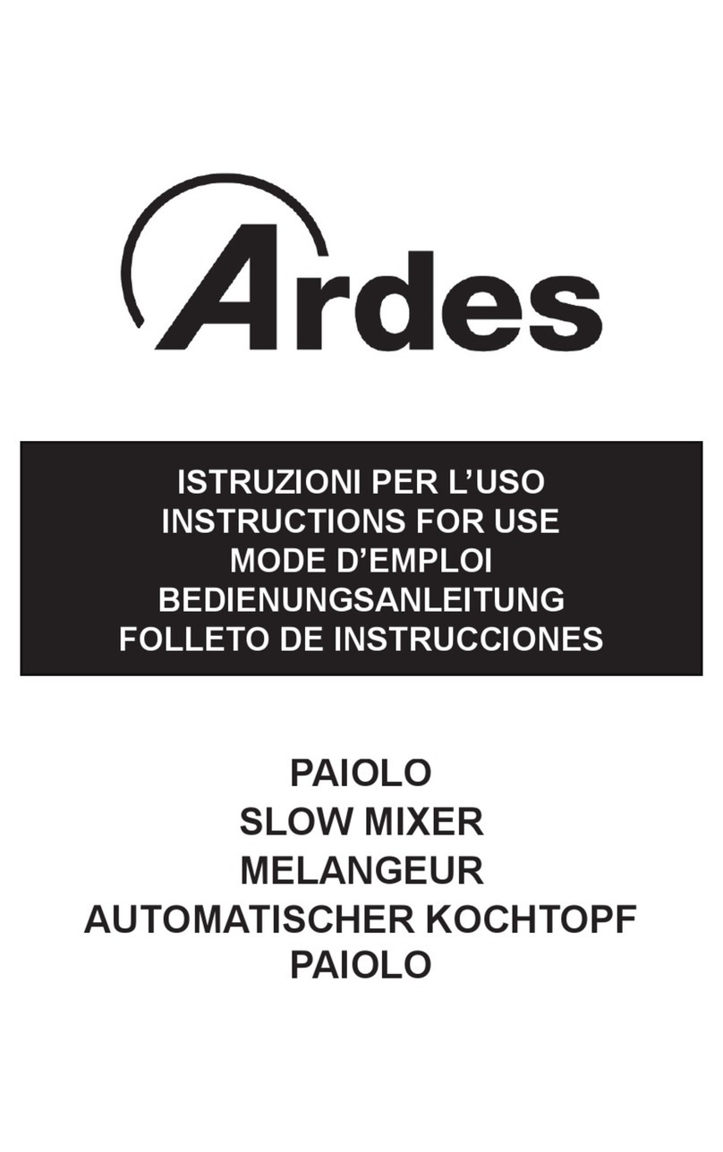 ARDES PAIOLO User manual
