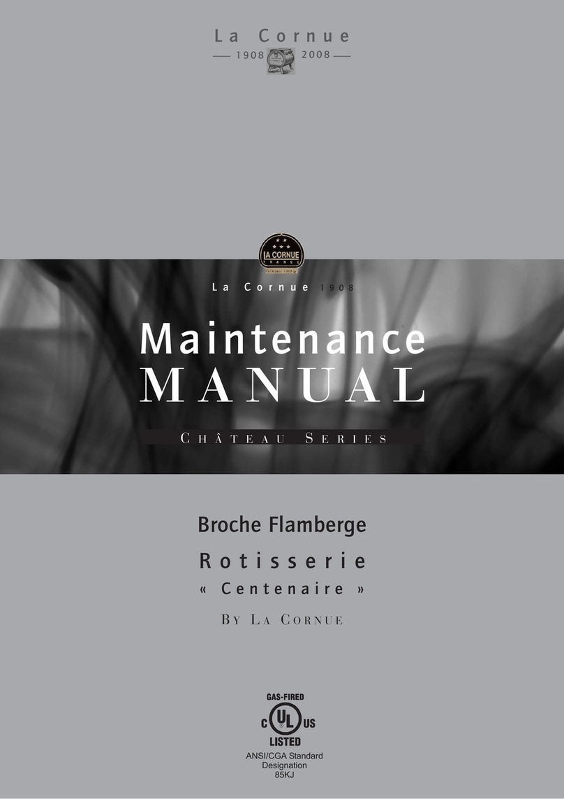 La Cornue Chateau series Maintenance manual