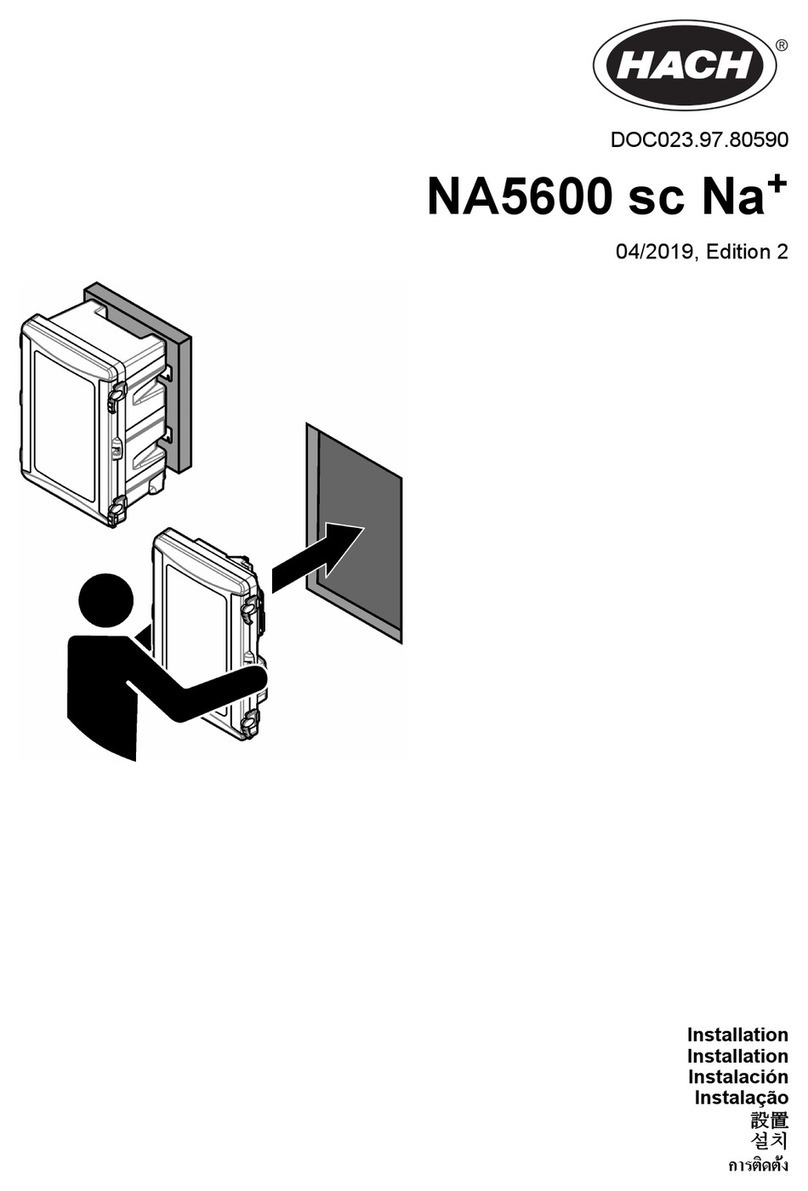 Hach NA5600 sc Na+ User manual