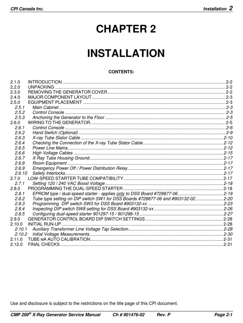 CPI CMP 200 Installation