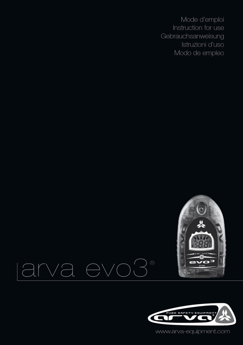 ARVA Evo3 Instructions for use