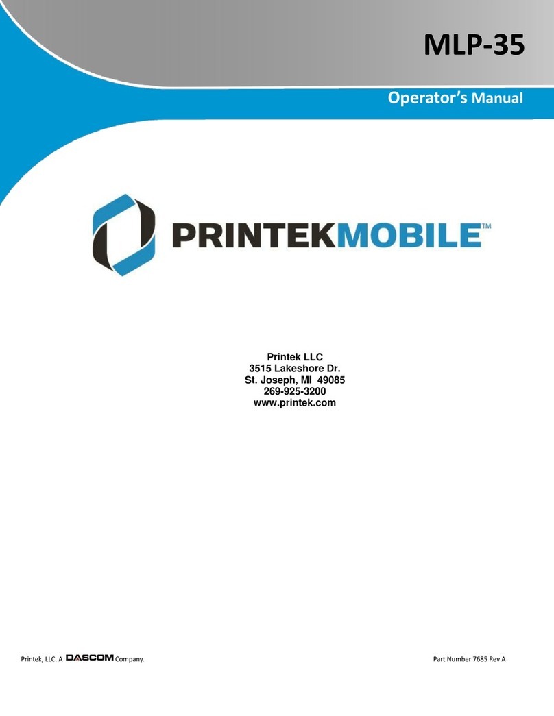 Printekmobile MLP-35 User manual