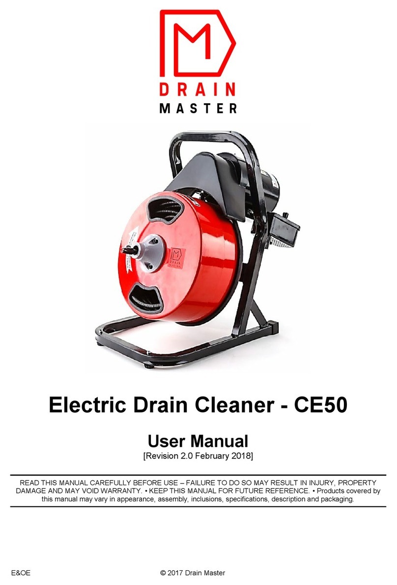 Drain Master CE50 user manual