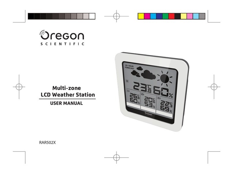 Oregon Scientific RAR502X user manual