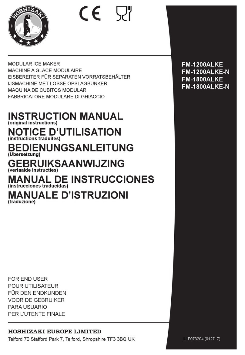 Hoshizaki FM-1200ALKE instruction manual