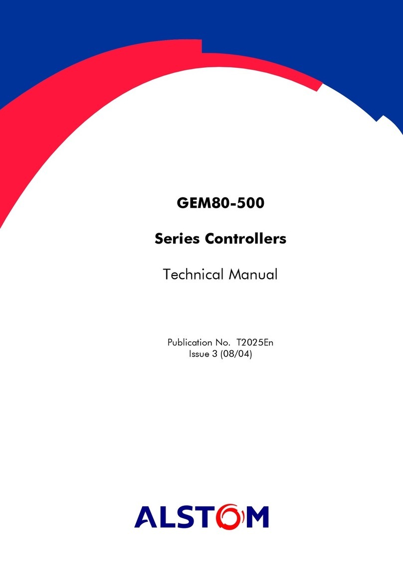 Alstom GEM80-500 Series Technical manual