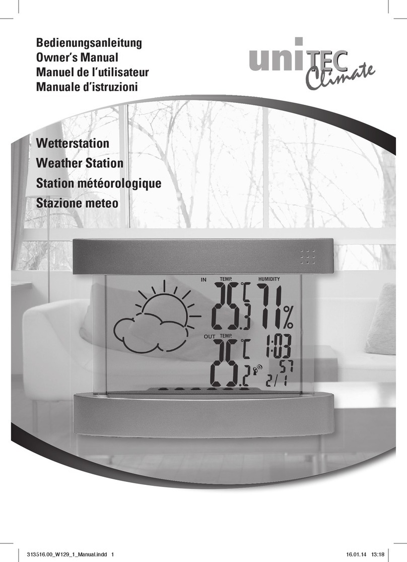UNITEC Climate W129-1 User manual